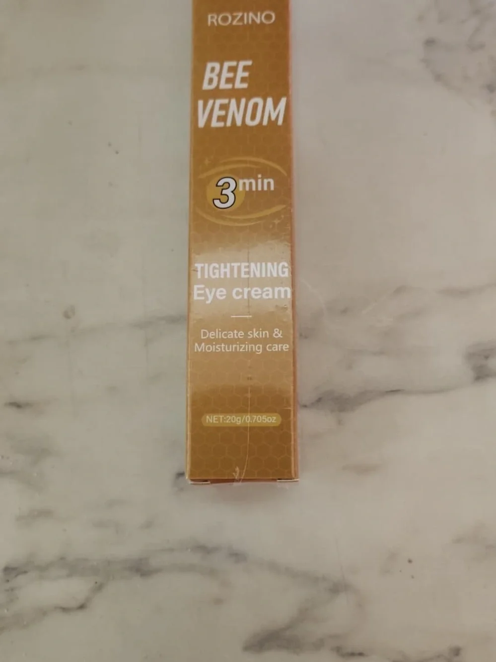 ROZINO Bee Venom Skincare Set Essence, Eye/Face Cream, Lip Balm, Shampoo Soap